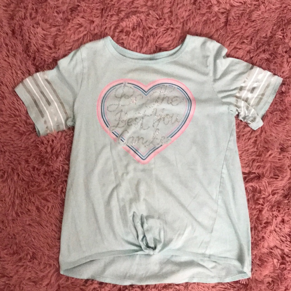 Girls shirt glitter Be the best you can be size 16